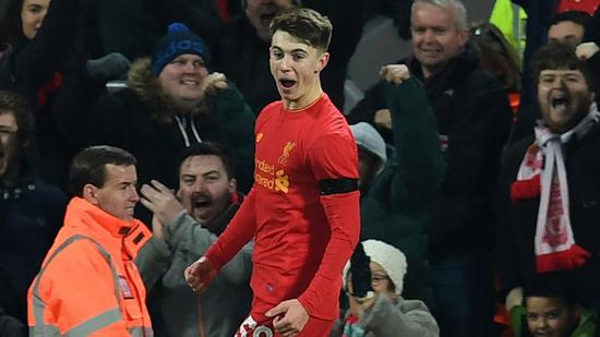 利物浦这赛季也涌现出一批不错的年轻人