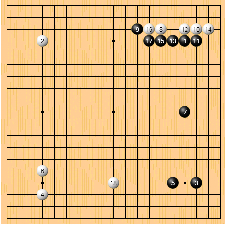 河野临（白） 井山裕太（黑） 2017.1.14~15