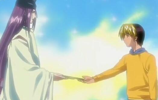 佐为把扇子交给进藤光