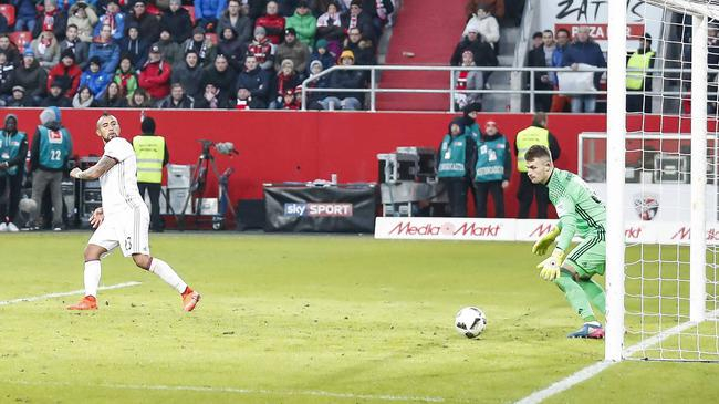 比达尔破门瞬间