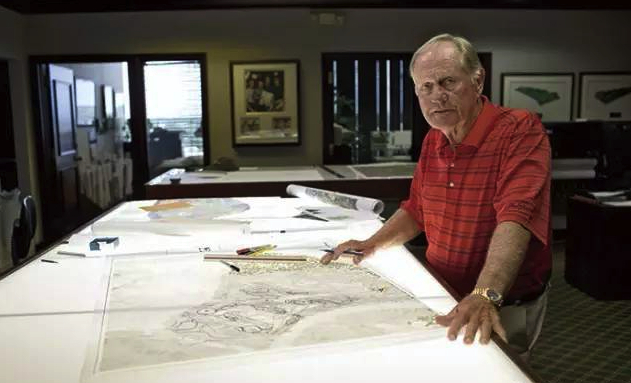 尼克劳斯对球场设计充满着无限的热情