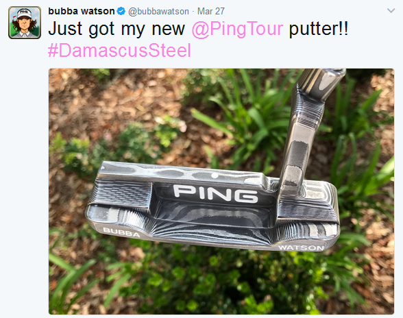 巴巴-沃森展示新推杆