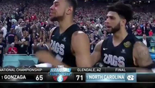 视频-北卡险胜冈萨加夺冠 两队心情堪称冰火两重天