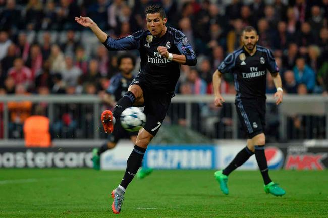 C罗扫射破门瞬间