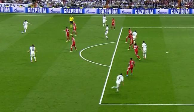 拉莫斯助攻C罗瞬间