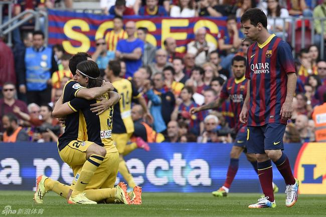 马竞曾力压巴萨，拿到了西甲冠军