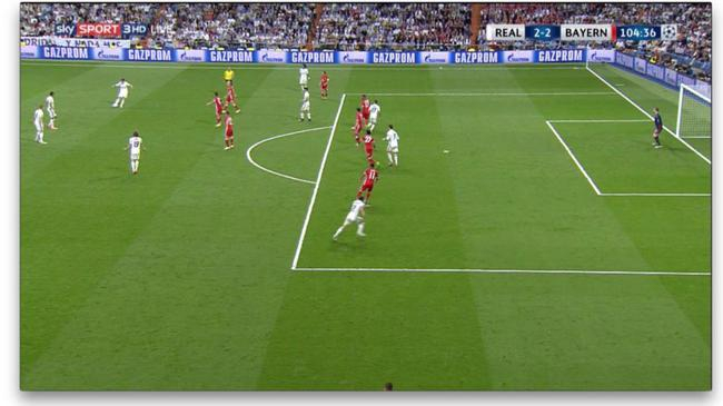 C罗第二球，拉莫斯传球瞬间