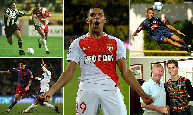 姆巴佩的18岁比C罗梅西等球星还闪耀