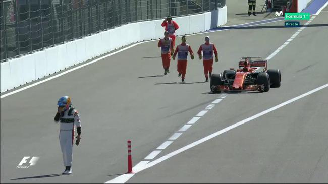 阿隆索暖胎圈退赛