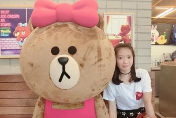 国羽队花黄雅琼甜美可人