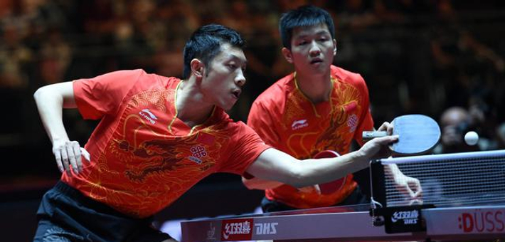 樊振东许昕男双夺冠