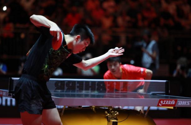 马龙、樊振东的对抗成为了去年男乒的一条线