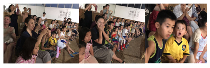 我和爸爸妈妈都惊呆了，太好看啦