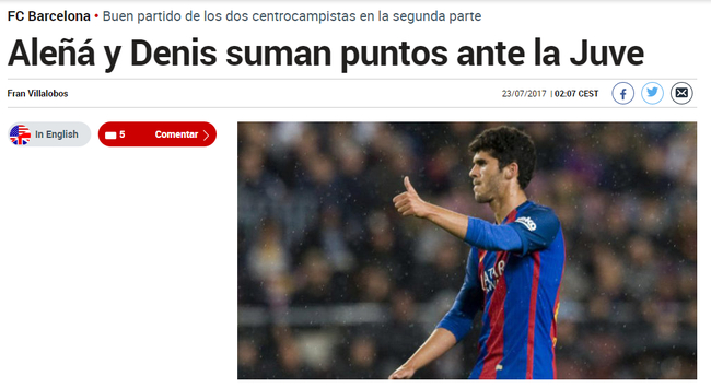 阿莱尼亚和丹苏获得称赞