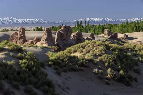 唐代寿昌城遗址 敦煌研究院/图