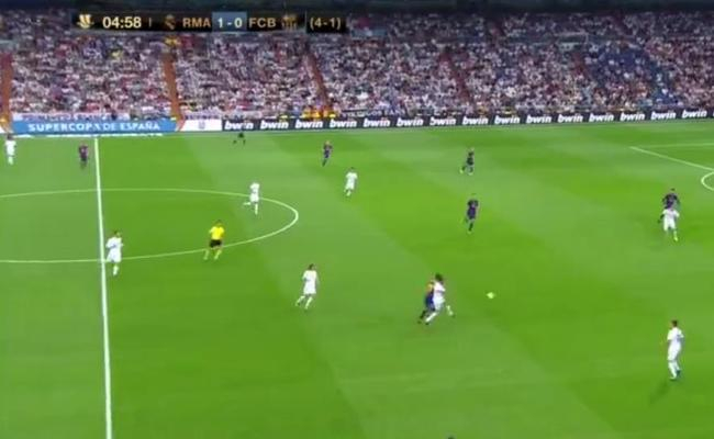 注意时间：皇马抢断成功