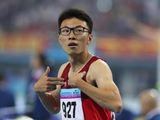 全运男子4乘400米接力 上海队郭钟泽摘金