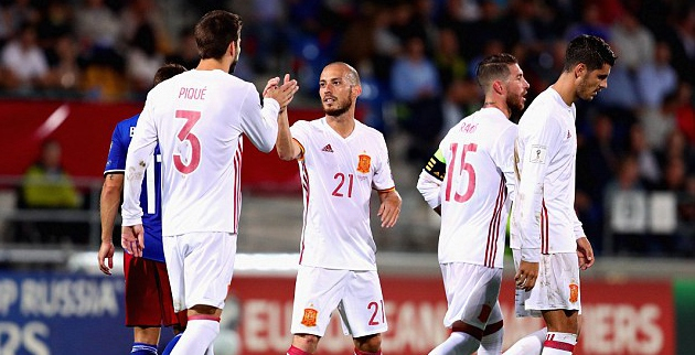 席尔瓦任意球破门