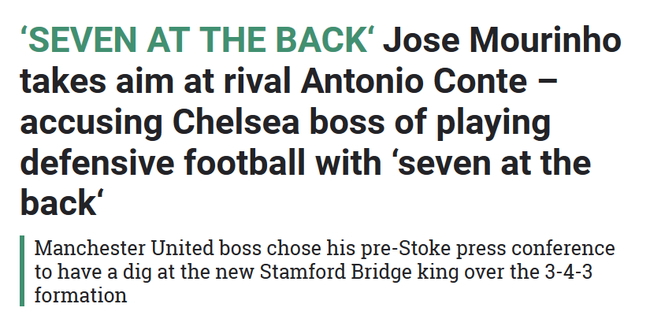 穆帅毒舌切尔西