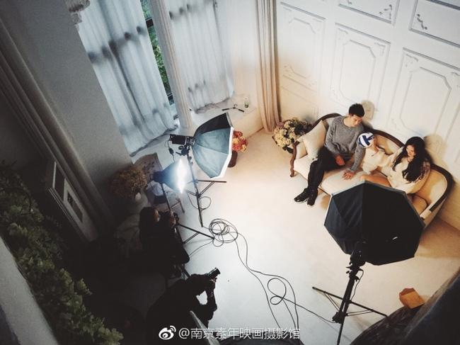 张常宁与张晨拍摄时尚大片