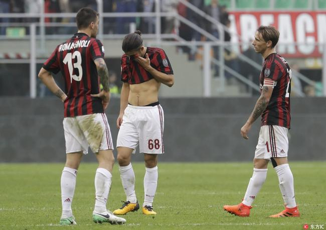 对阵热那亚 AC米兰众将更是失落