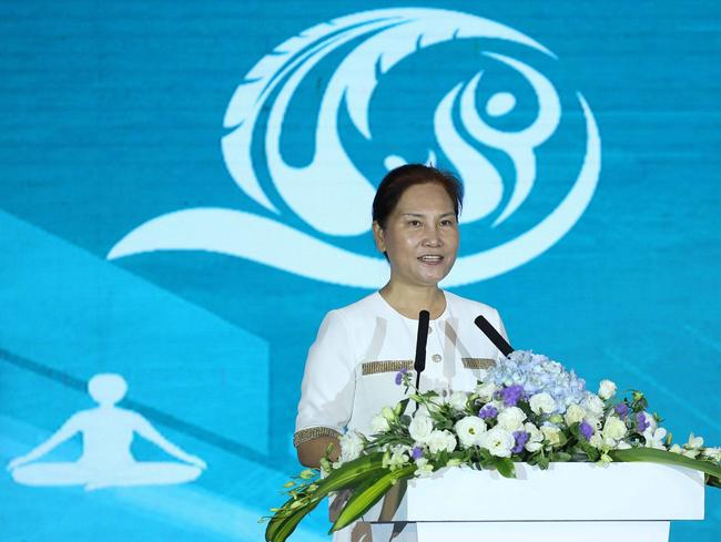 三亚市人民政府副市长许振凌在开幕式上致辞