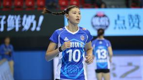 视频-金软景霸气拦网得分