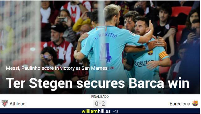 《马卡报》：特尔施特根为巴萨保住了一场胜利