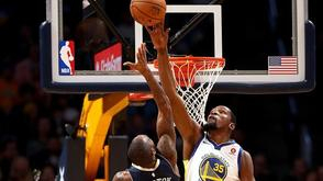 杜兰特：库里有伤