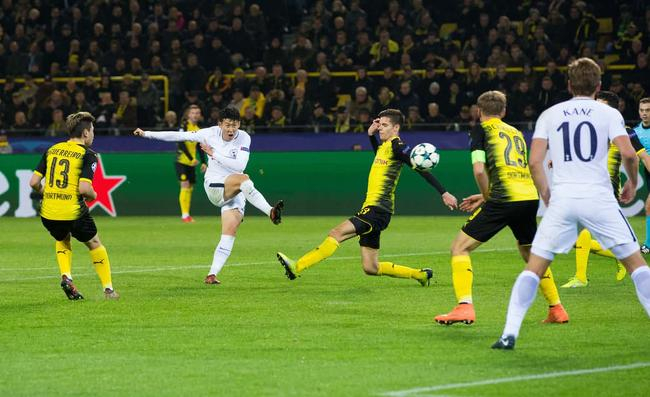 孙兴慜破门瞬间