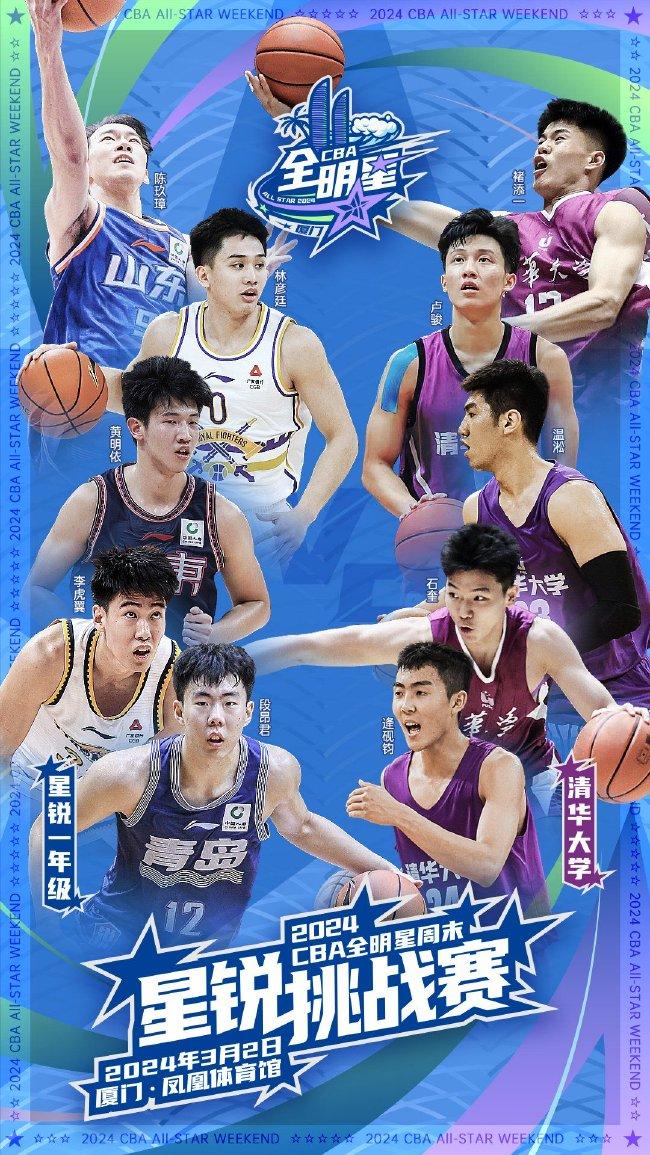 CBA全明星星锐赛：石奎20分清华险胜一年级队