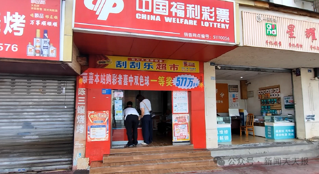 彩民10元机选中双色球577万 站主不知中奖者身份