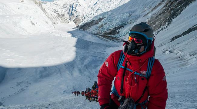 Rocker在冲顶珠峰路上 供图/Rocker