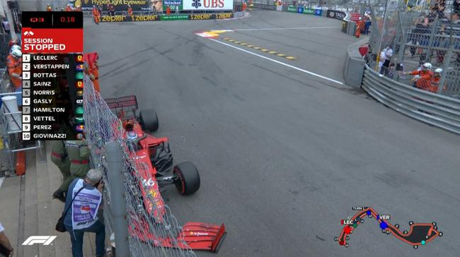 勒克莱尔撞墙引红旗