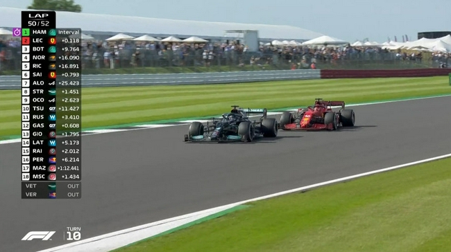 汉密尔顿超越勒克莱尔升至第一