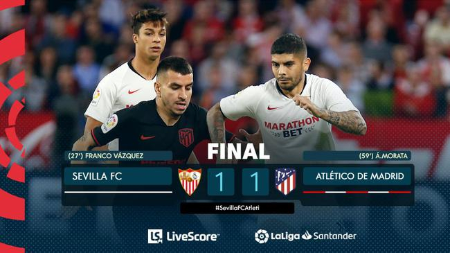 马竞遭遇第6场平局