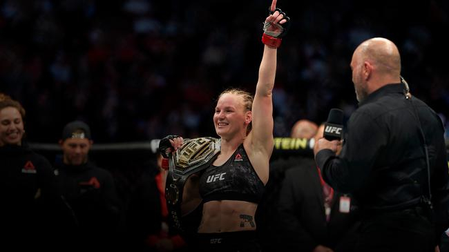 现任UFC女子蝇量级冠军瓦伦缇娜-舍甫琴科