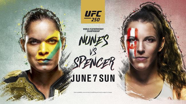 UFC 250：努涅斯 VS 斯宾瑟