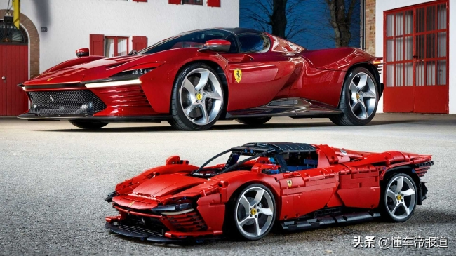 模型高度还原车Daytona SP3的外观设计