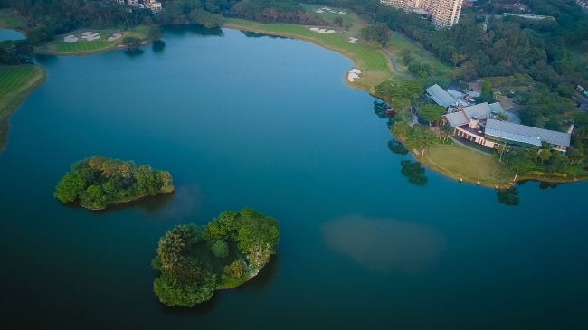 隐秀高尔夫俱乐部球场俯瞰