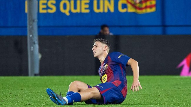 巴薩主力中場費爾明受傷