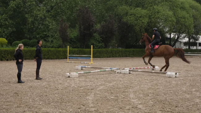 瑞典Ase教练指导河北队训练中