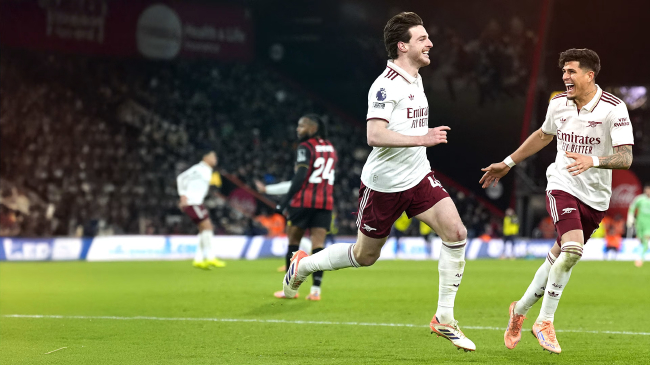 阿森纳客场3-2伯恩茅斯强势领跑