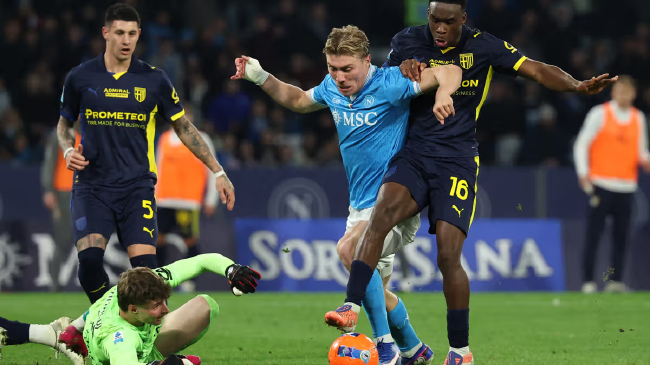 那不勒斯0-0帕尔马