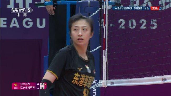 遼寧東港草莓女排主二傳丁霞