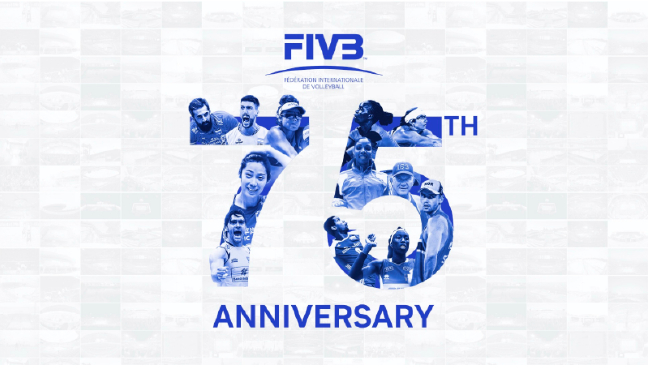 国际排联庆祝成立75周年海报