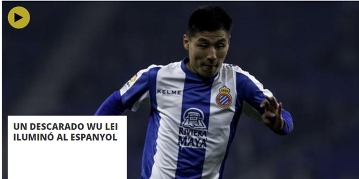 他照亮球队!西媒撰文夸赞武磊 还给他出视频集锦