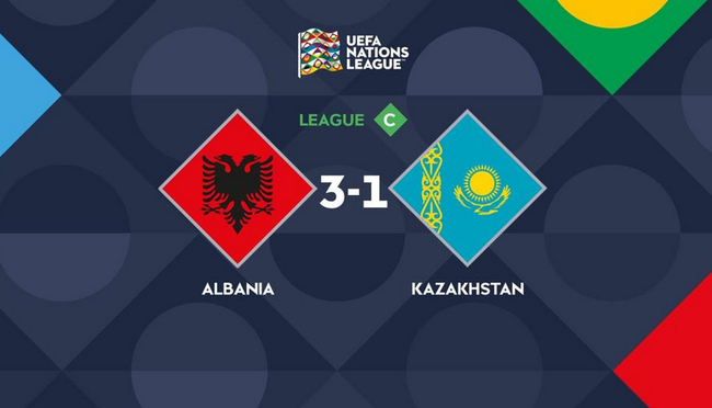 哈萨克斯坦打入一粒神球