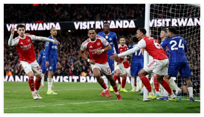 阿森纳2-1切尔西