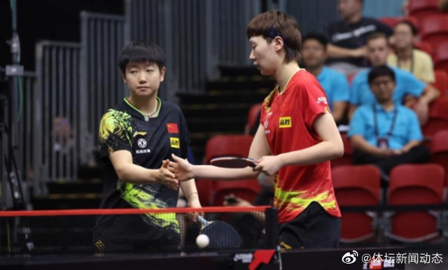 孙颖莎4-0横扫王曼昱